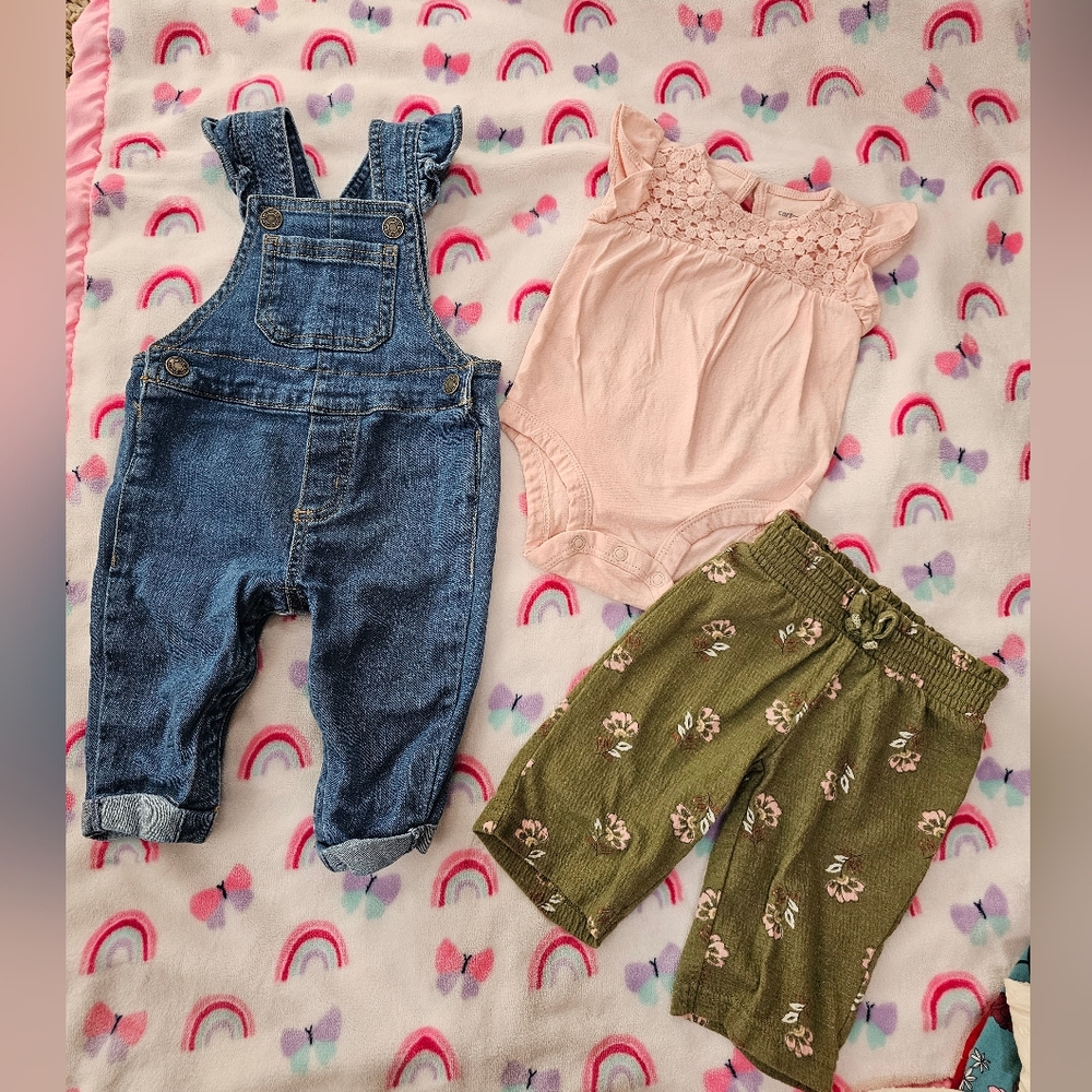 Pink Lace Baby Romper